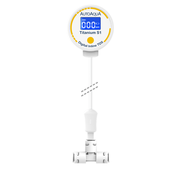 AutoAqua Digital Inline TDS - Titanium S1