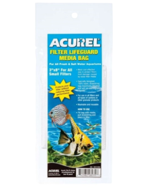 Acurel 3"x 8" Filter Drawstring Lifeguard Bag