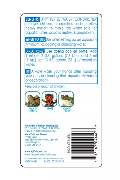 API Turtle Water Conditioner 8oz