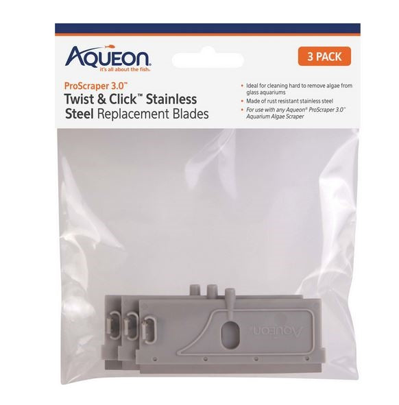 Aqueon ProScraper 3.0 Replacement Metal Blades 3pk