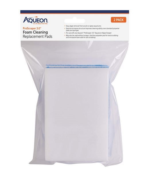 Aqueon ProScraper 3.0 Replacement Foam Pad 2pk