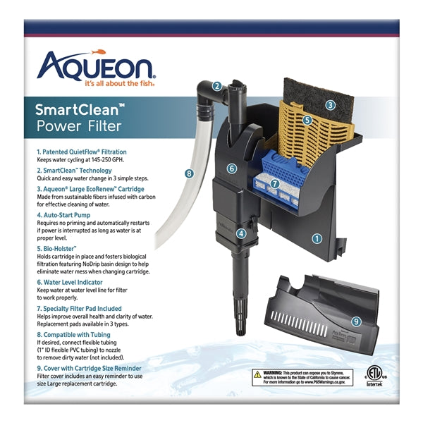 Aqueon SmartClean Power Filter - 30-50 gal