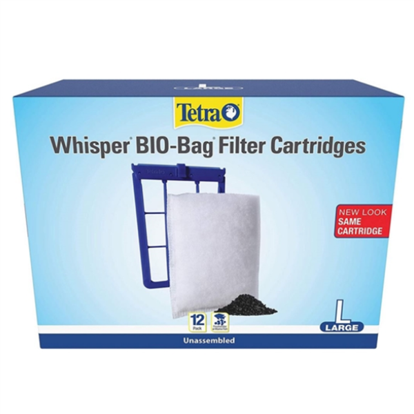 Tetra Whisper Lg 12pk Bio-Bag Filter Cartridge