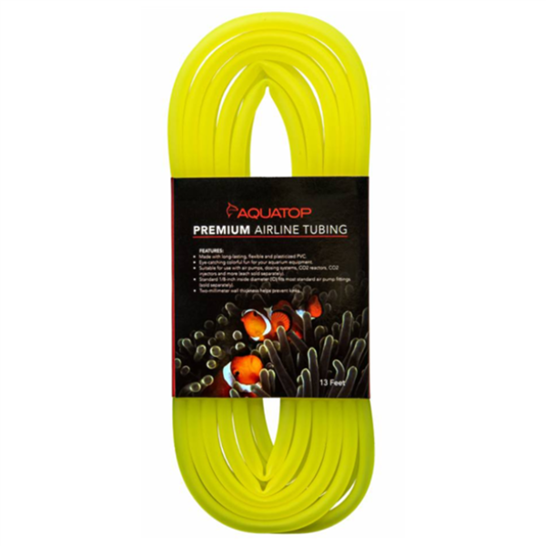 Aquatop Airline Tubing 13ft - Neon Yellow