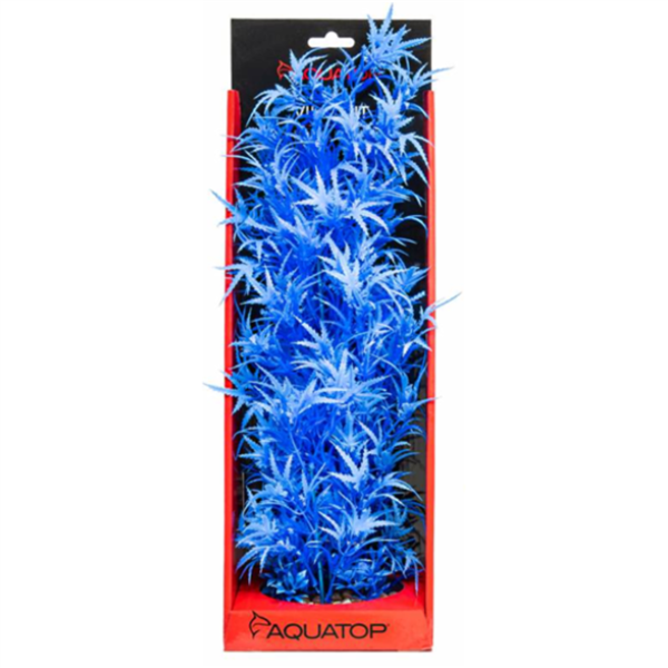 Aquatop Fluorescent Cannabis Plant Blue 16"