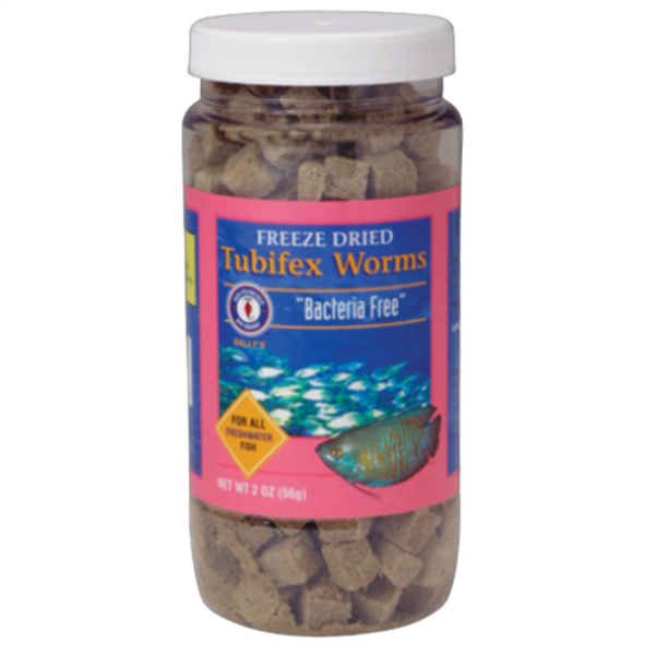 Bay Brand Tubifex Worms Freeze Dried 2oz