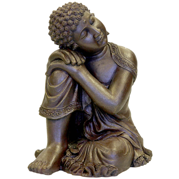 Blue Ribbon Exotic Ornaments - Resting Buddha Statue