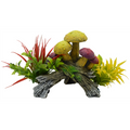 Blue Ribbon Exotic Ornaments - Mushroom Hideaway with Plants