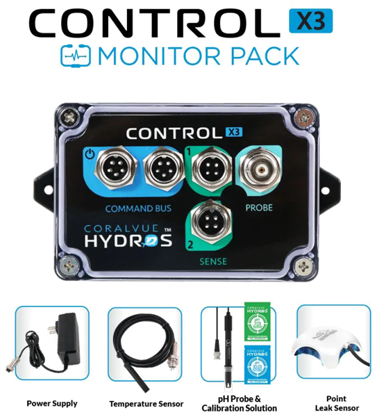 CoralVue Hydros Control X3 Monitor Pack