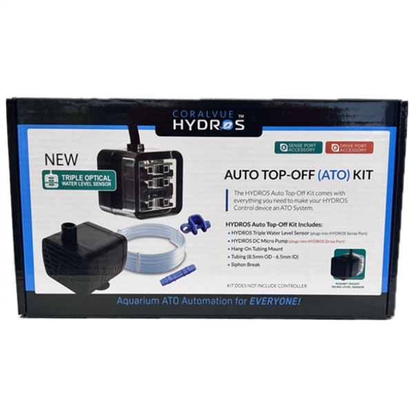 CoralVue Hydros Auto Top-Off (ATO) Kit w/ Triple Water Level Sensor
