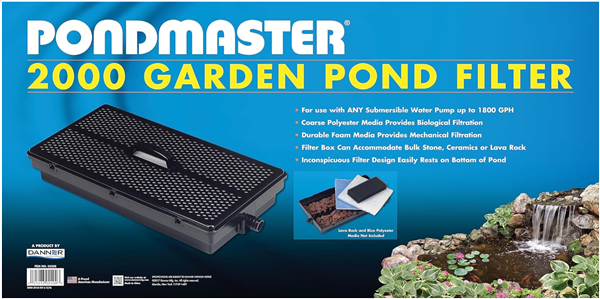 Danner PM2000 Garden Pond Filter 12" x 24"