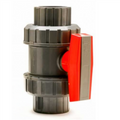 PVC True Union Ball Valve 1.5" - SxS GRAY