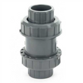 PVC True Union Ball Check Valve 1.5" - SxS GRAY