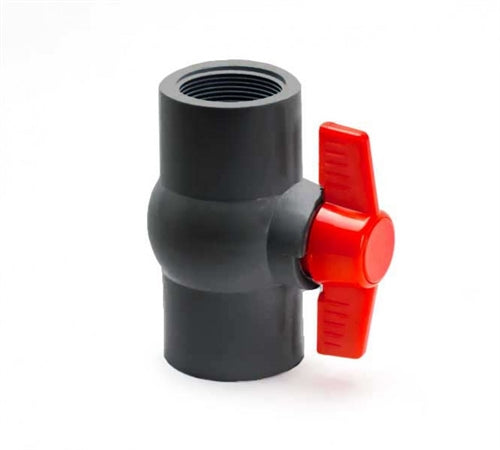 PVC Ball Valve 1" - TxT GRAY