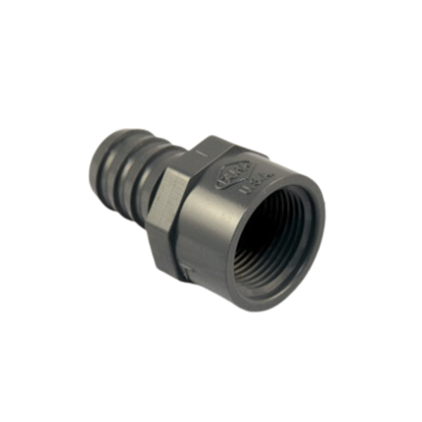 Insert Adapter 1"FPT x 1"Hose - GRAY