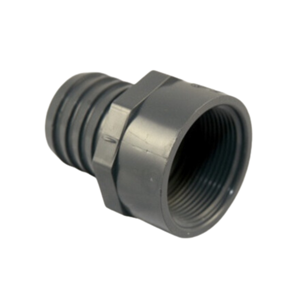 Insert Adapter 1.5"FPT x 1.5" Hose - GRAY
