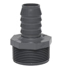Reducing Insert Adapter 1"MPT x 3/4"Hose - GRAY