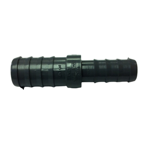 Insert Reducing Coupler 3/4"Hose x 1/2"Hose - GRAY
