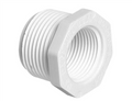 PVC Reducer Bushing 1" x 3/4" - TxT WHITE
