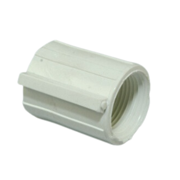 PVC Reducer Coupling 3/4"x1/2" - TxT WHITE