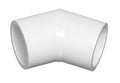 PVC 45 Degree Elbow 1.5" - SxS WHITE