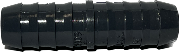 Insert Coupling 3/4" Hose x 3/4" Hose - GRAY
