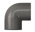 PVC 90 Degree Elbow 3/4" - Schedule 80 GRAY - SxS