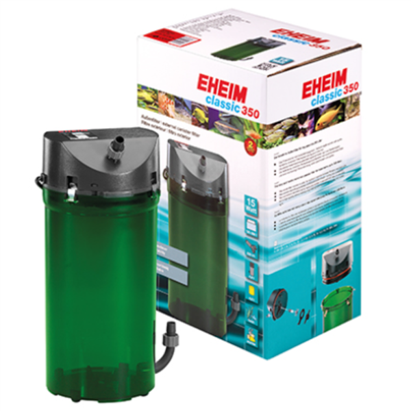 Eheim Classic Canister Filter 350 with Bio Media and Double Taps
