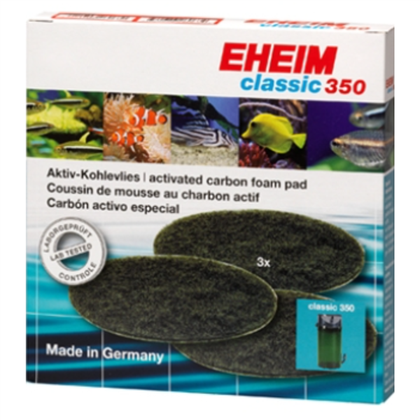 Eheim Carbon Filter Pad for Classic 350 (3 Pack)