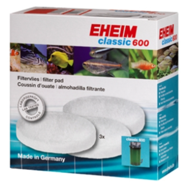 Eheim Fine White Filter Pad for Classic 600 (3 Pack)