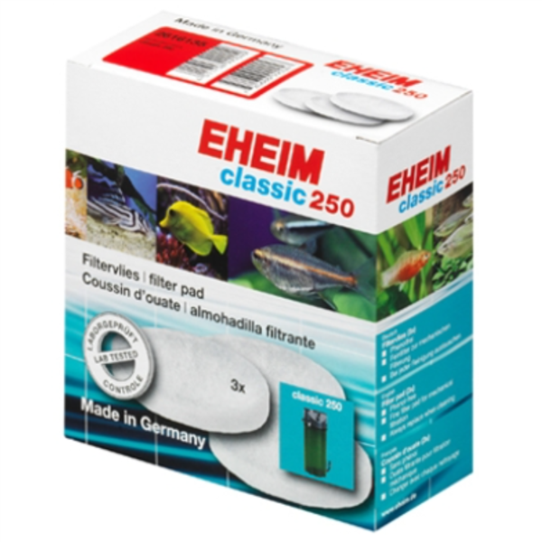 Eheim Fine White Filter Pad for Classic 250 (3 Pack)