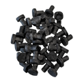 Eva Aquatics Ceramic Frag 3/4" Plug - 1000 Pack - Charcoal Black