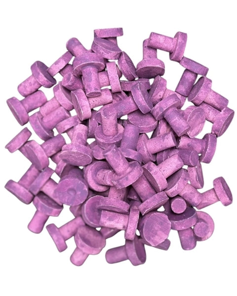Eva Aquatics Ceramic Frag 3/4" Plug - 1000 Pack - Coralline Purple