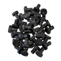 Eva Aquatics Ceramic Frag 3/4" Plug - 250 Pack - Charcoal Black