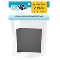 Eva Aquatics Ceramic Frag 4" Square Tile - 2 Pack - Black