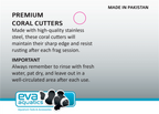 Eva Aquatics Large 8" Coral Cutter - Silver