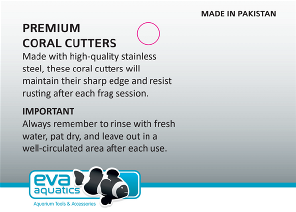 Eva Aquatics Large 8" Coral Cutter - Silver