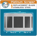 Flipper Platinum Scrapper Stainless Steel Blade