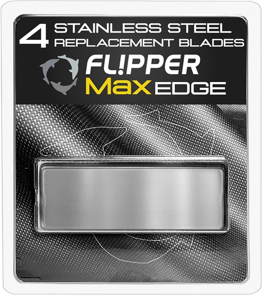 Flipper EDGE-MAX Replacement Stainless Steel Blades 4pk
