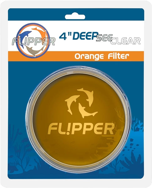 Flipper DeepSee Clear Orange Lens Filter for 4" Standard