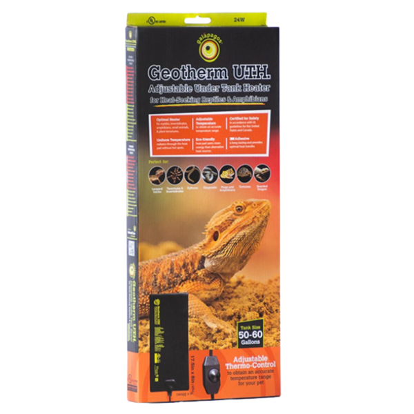 Galapagos Geotherm Adjustable UTH - 24W (50-60gal)