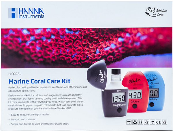 Hanna Marine Coral Care Kit (Ca, Alk dKh, Mg) - HICORAL