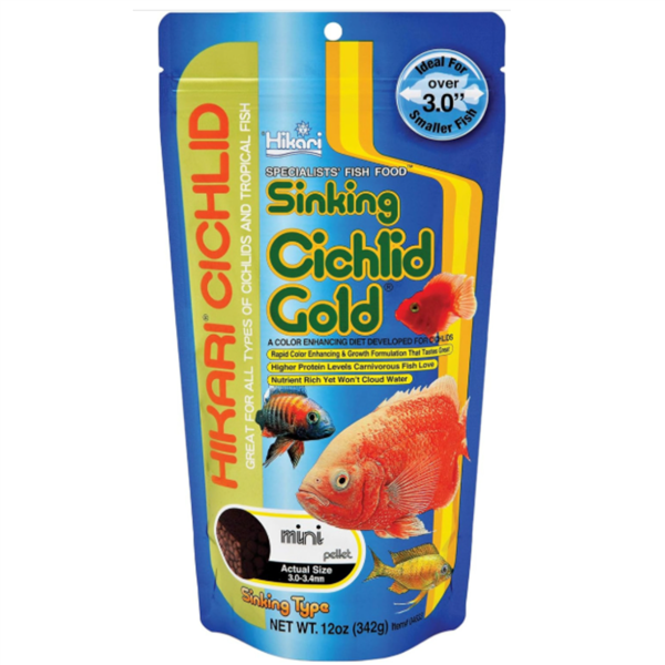 Hikari Cichlid Gold Sinking Mini Pellet 12oz