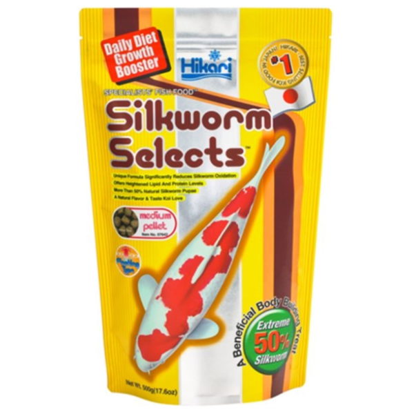 Hikari Silkworm Selects KOI Medium Pellet 17.6oz