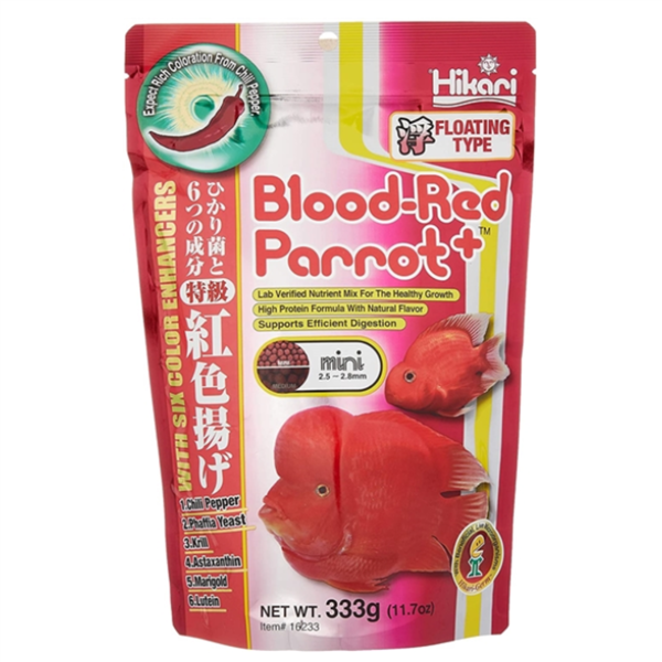 Hikari Blood Red Parrot+ Mini 11.7oz