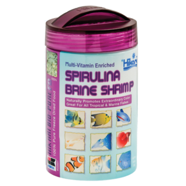 Hikari Bio Pure FD - Freeze Died Spirulina Brine Shrimp Cube 0.42oz
