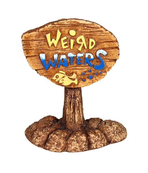 Hikari Resin Ornament - Weird Waters Weird Water Sign