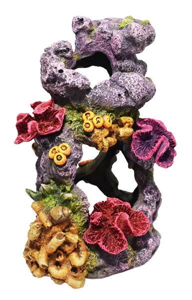 Hikari Resin Ornament - Rock & Coral Swim Through