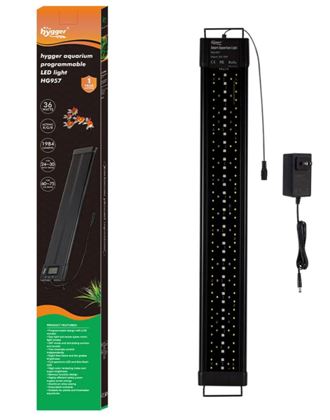 Hygger Nature Pro LED Light 12" - HG957-20W