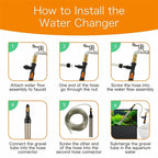Hygger Auto Aquarium Gravel Cleaner 33FT